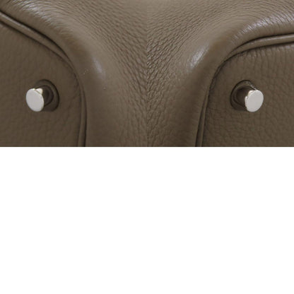 HERMES Picotin Lock PM Etoupe SilverHardware Handbag Taurillon Clemence Ladies [Used]