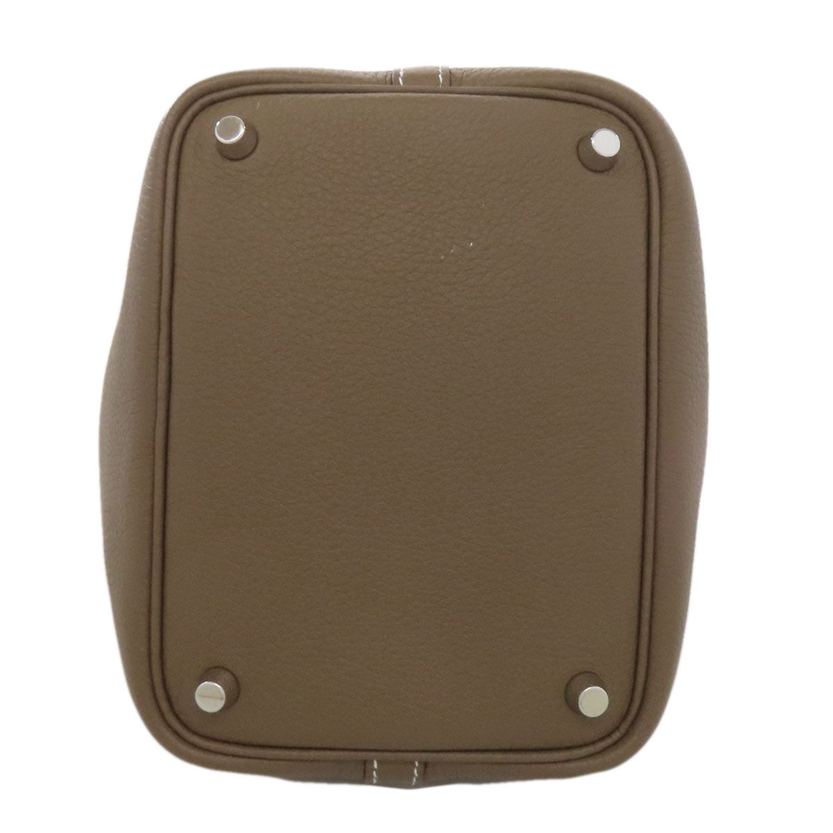 HERMES Picotin Lock PM Etoupe SilverHardware Handbag Taurillon Clemence Ladies [Used]