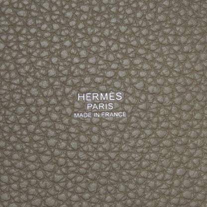 HERMES Picotin Lock PM Etoupe SilverHardware Handbag Taurillon Clemence Ladies [Used]