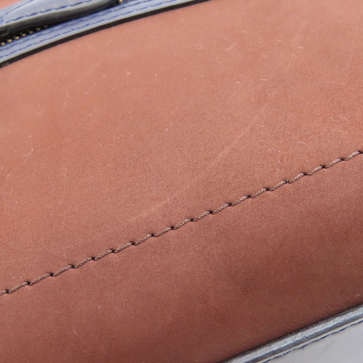 CELINE Luggage micro Handbag Calf SuedeLadies [Used]