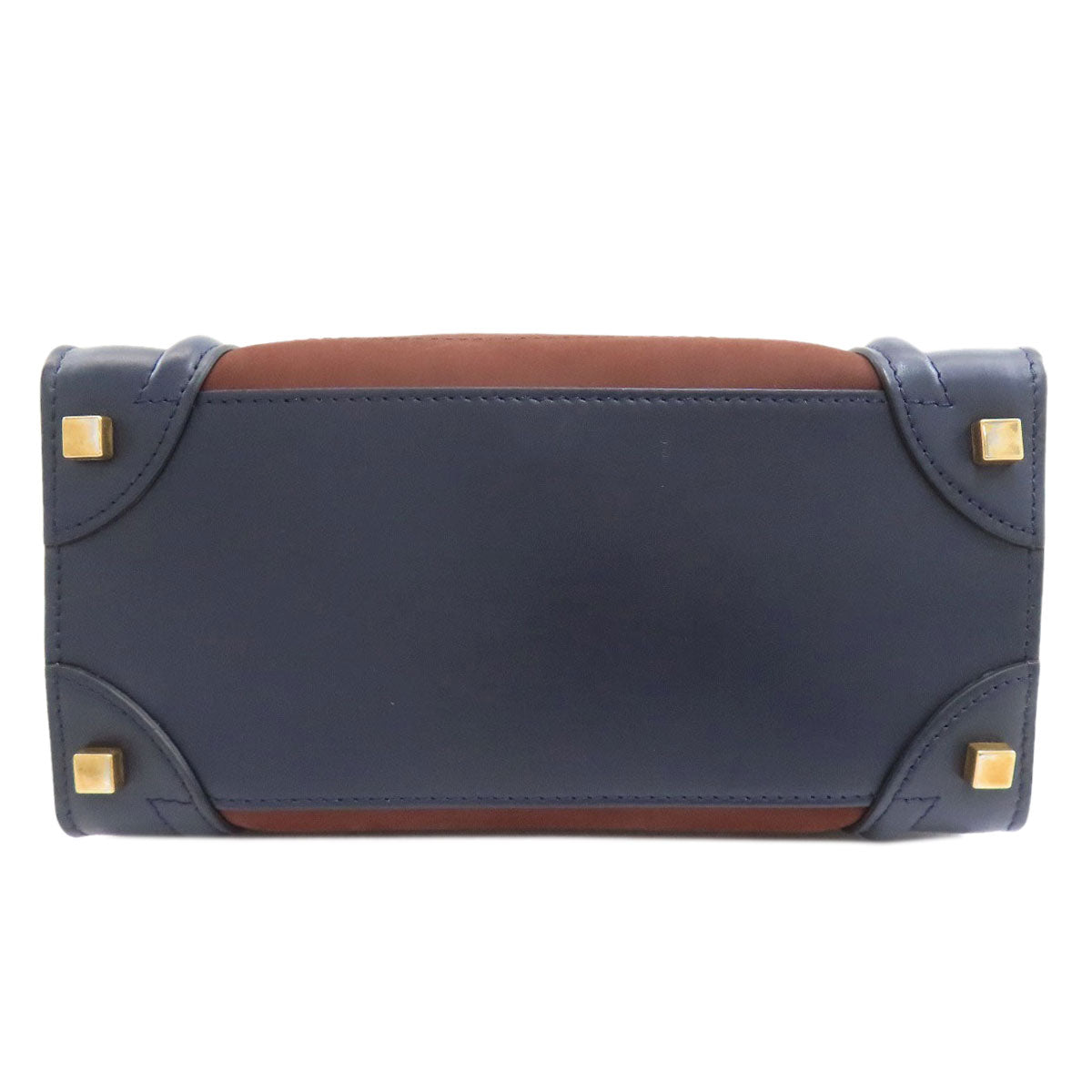 CELINE Luggage micro Handbag Calf SuedeLadies [Used]