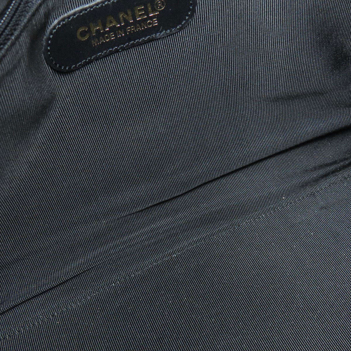 CHANEL COCO Mark 2WAY GoldHardware Boston bag Enamel Ladies [Used]