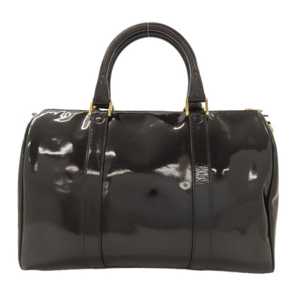 CHANEL COCO Mark 2WAY GoldHardware Boston bag Enamel Ladies [Used]