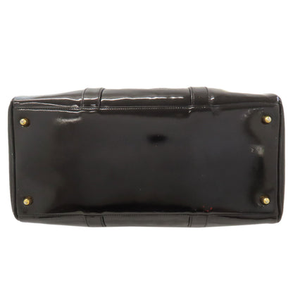 CHANEL COCO Mark 2WAY GoldHardware Boston bag Enamel Ladies [Used]