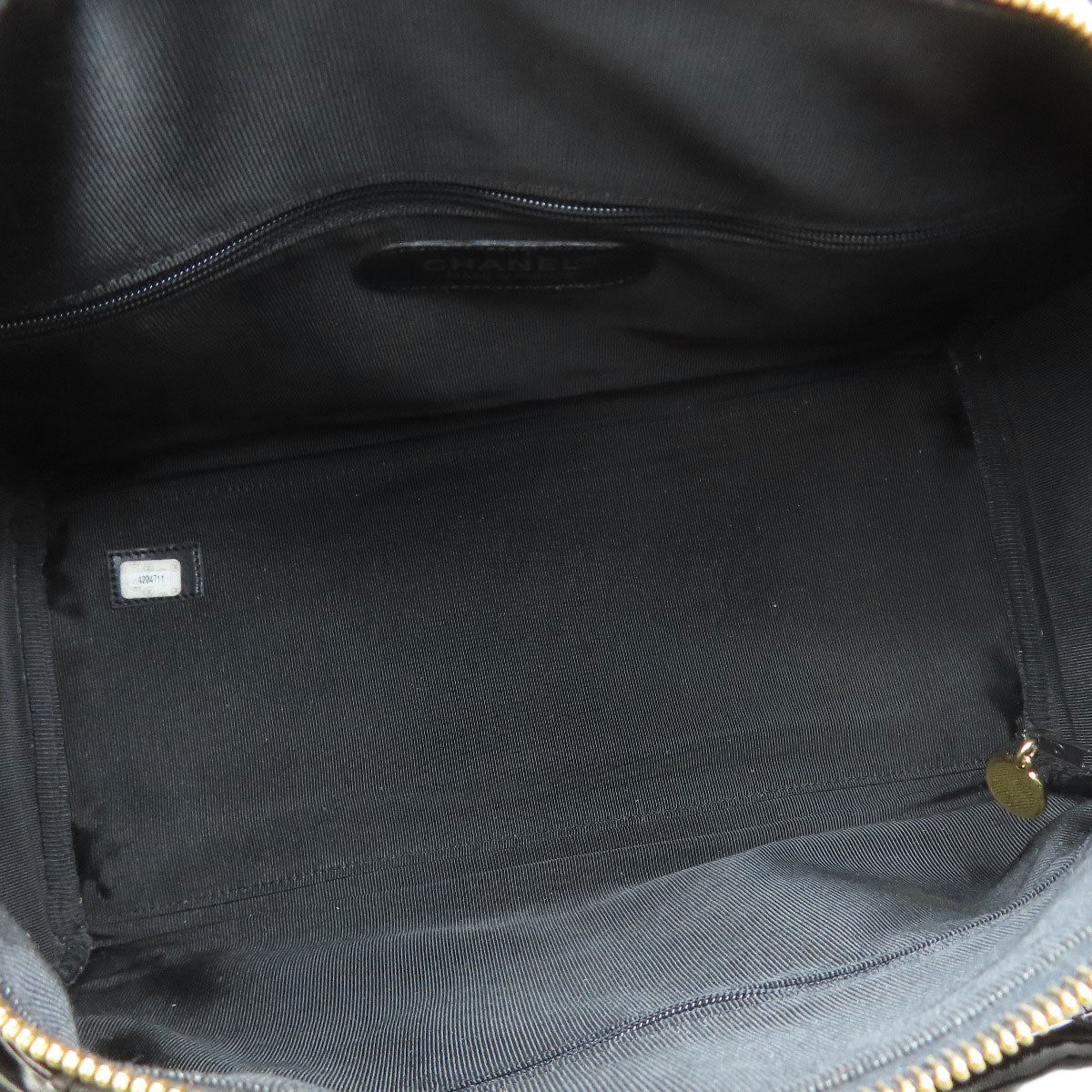 CHANEL COCO Mark 2WAY GoldHardware Boston bag Enamel Ladies [Used]