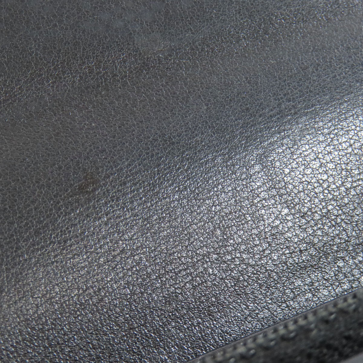 CHANEL COCO Mark SilverHardware Long wallet (with coin pocket) Grained Calfskin Skin Ladies [Used]