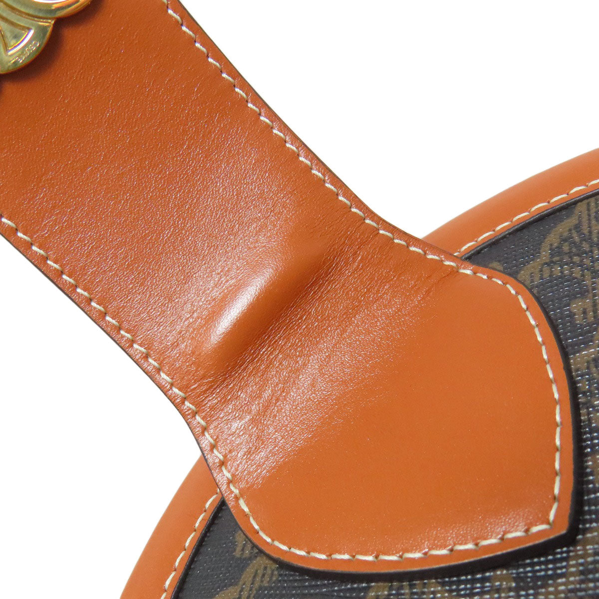 CELINE Tambour Triomphe Shoulder Bag PVC CalfLadies [Used]