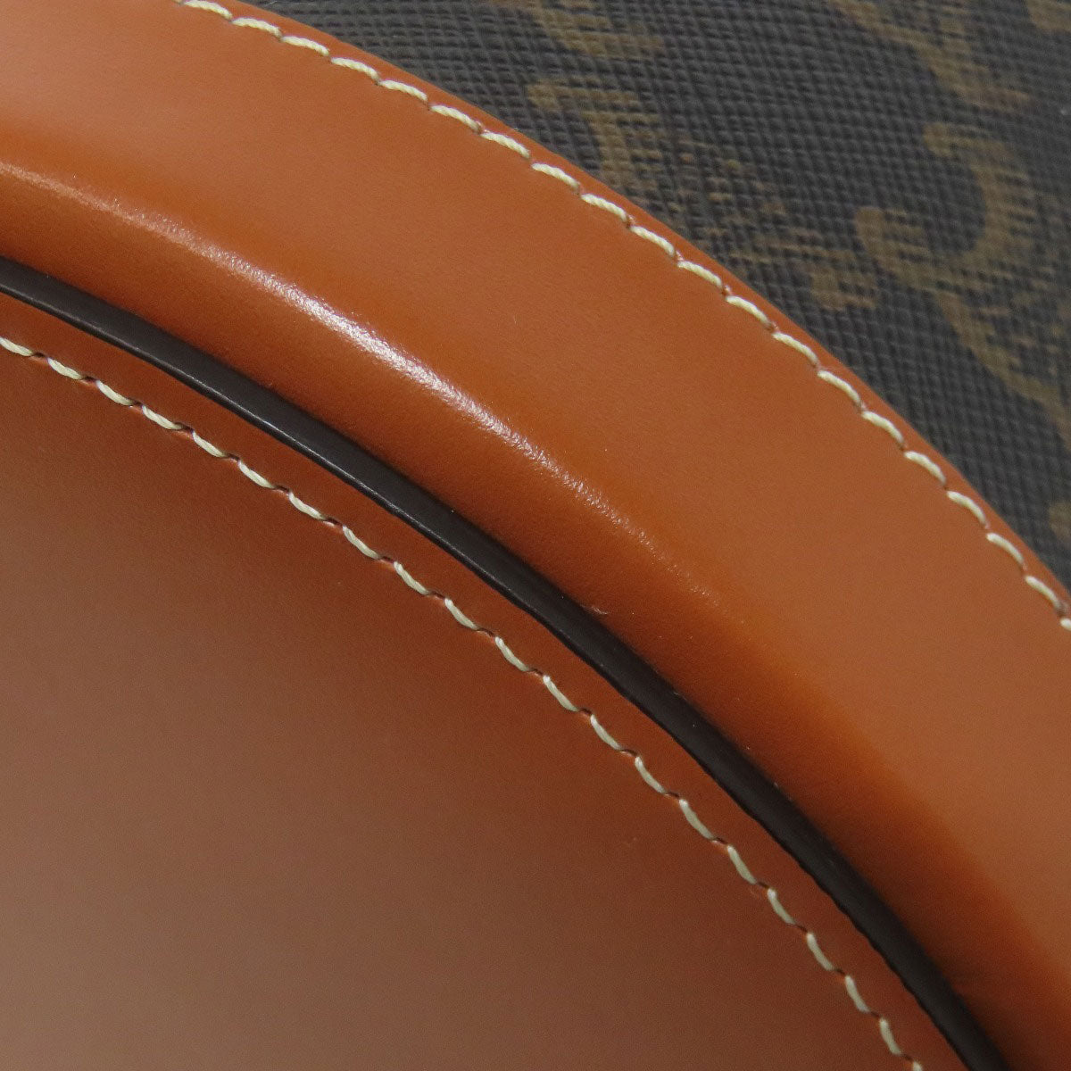 CELINE Tambour Triomphe Shoulder Bag PVC CalfLadies [Used]