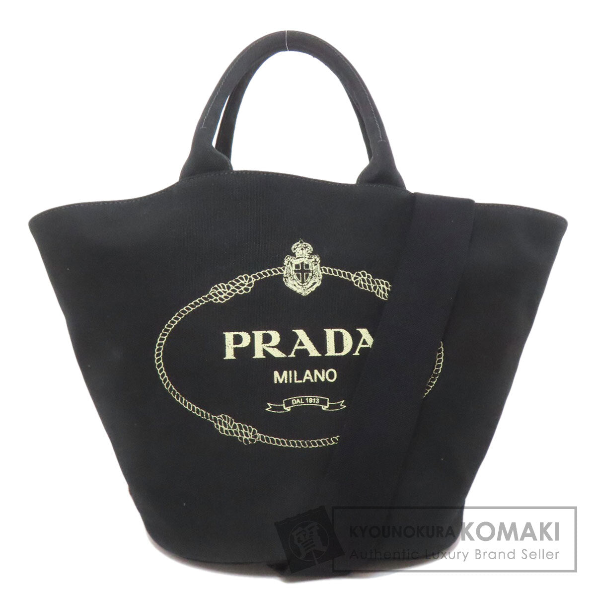PRADA 1BG163 Canapa Tote Bag Canvas Ladies [Used]