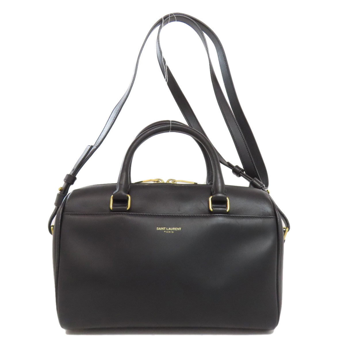 SAINT LAURENT Baby duffel 2WAY Handbag Leather Ladies [Used]