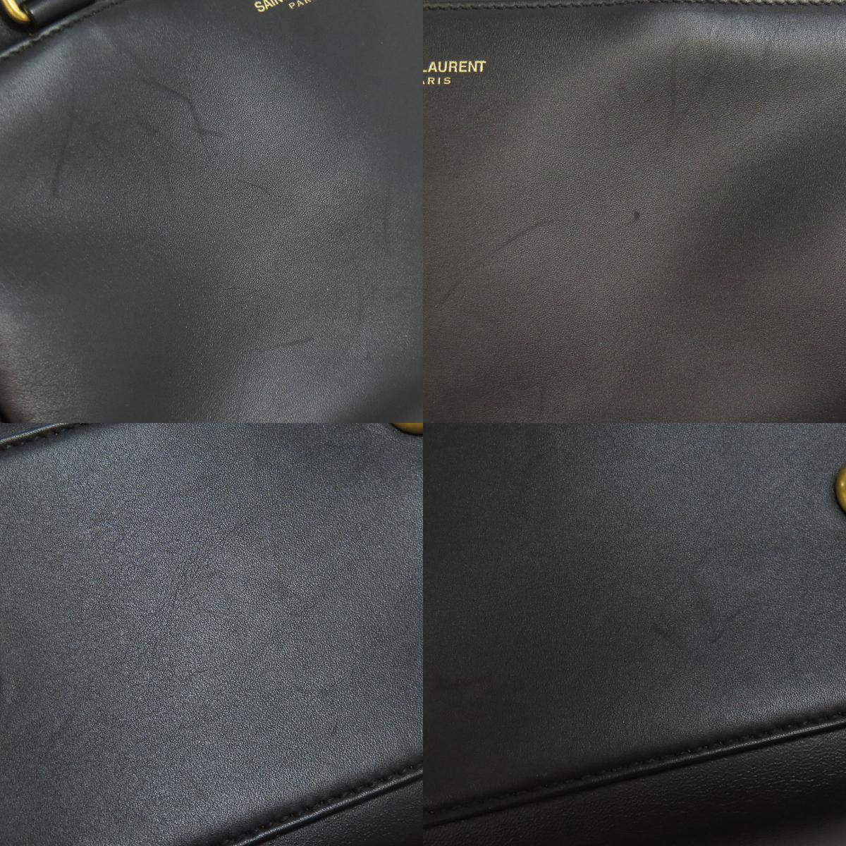 SAINT LAURENT Baby duffel 2WAY Handbag Leather Ladies [Used]