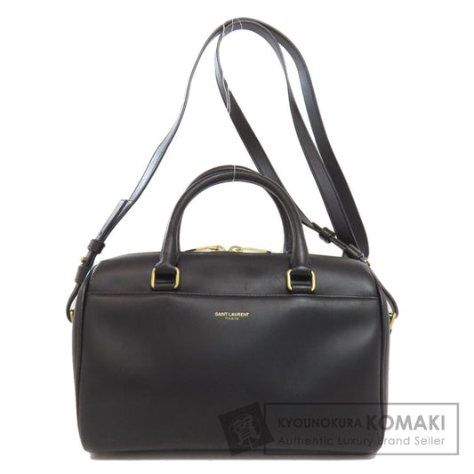 SAINT LAURENT Baby duffel 2WAY Handbag Leather Ladies [Used]
