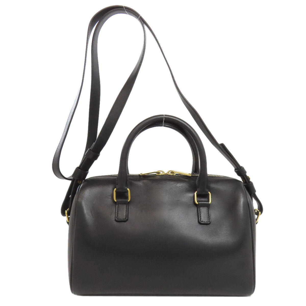 SAINT LAURENT Baby duffel 2WAY Handbag Leather Ladies [Used]