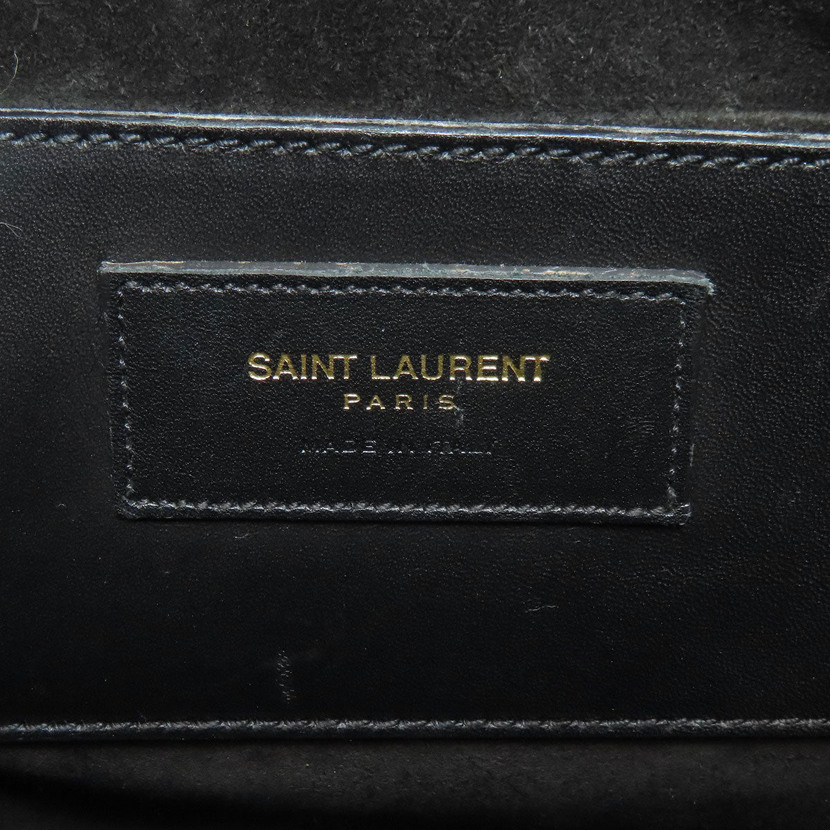 SAINT LAURENT Baby duffel 2WAY Handbag Leather Ladies [Used]