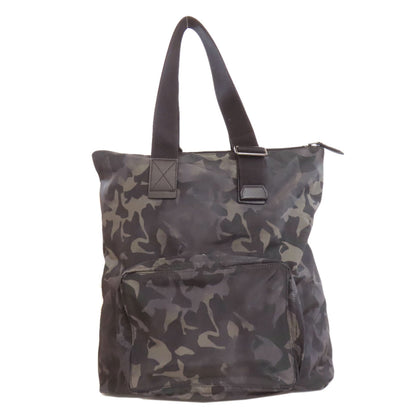 BALLY Camouflage pattern eco bag Tote Bag Nylon Ladies [Used]