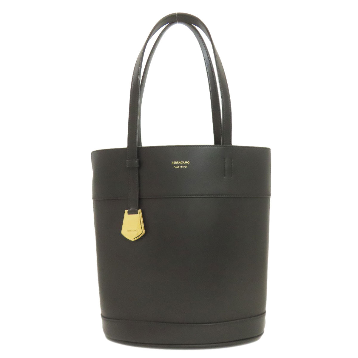 Salvatore Ferragamo logo Tote Bag Leather Ladies [Used]