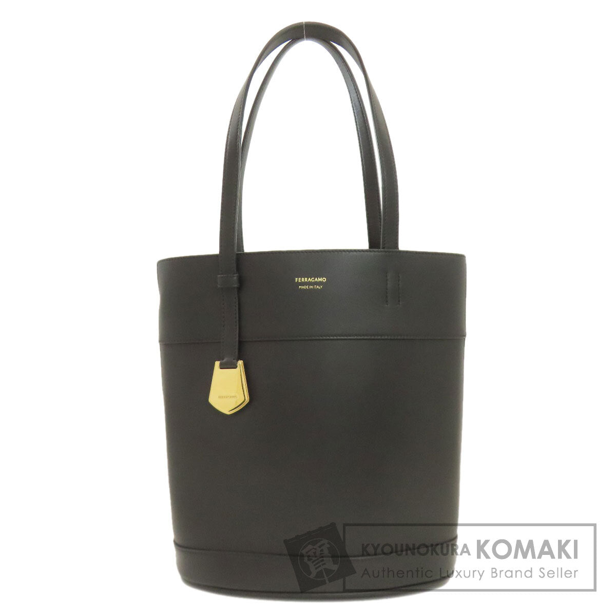 Salvatore Ferragamo logo Tote Bag Leather Ladies [Used]