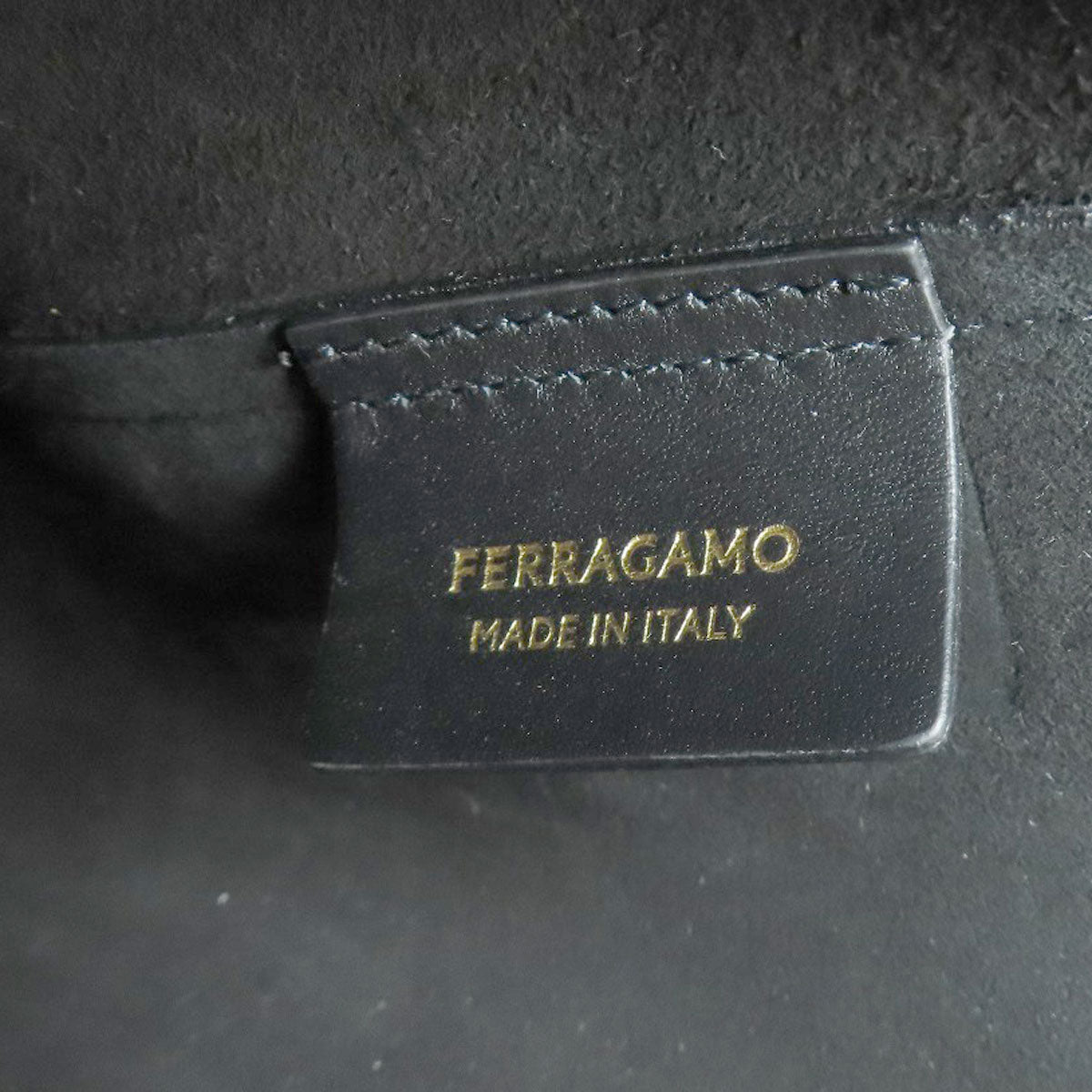 Salvatore Ferragamo logo Tote Bag Leather Ladies [Used]