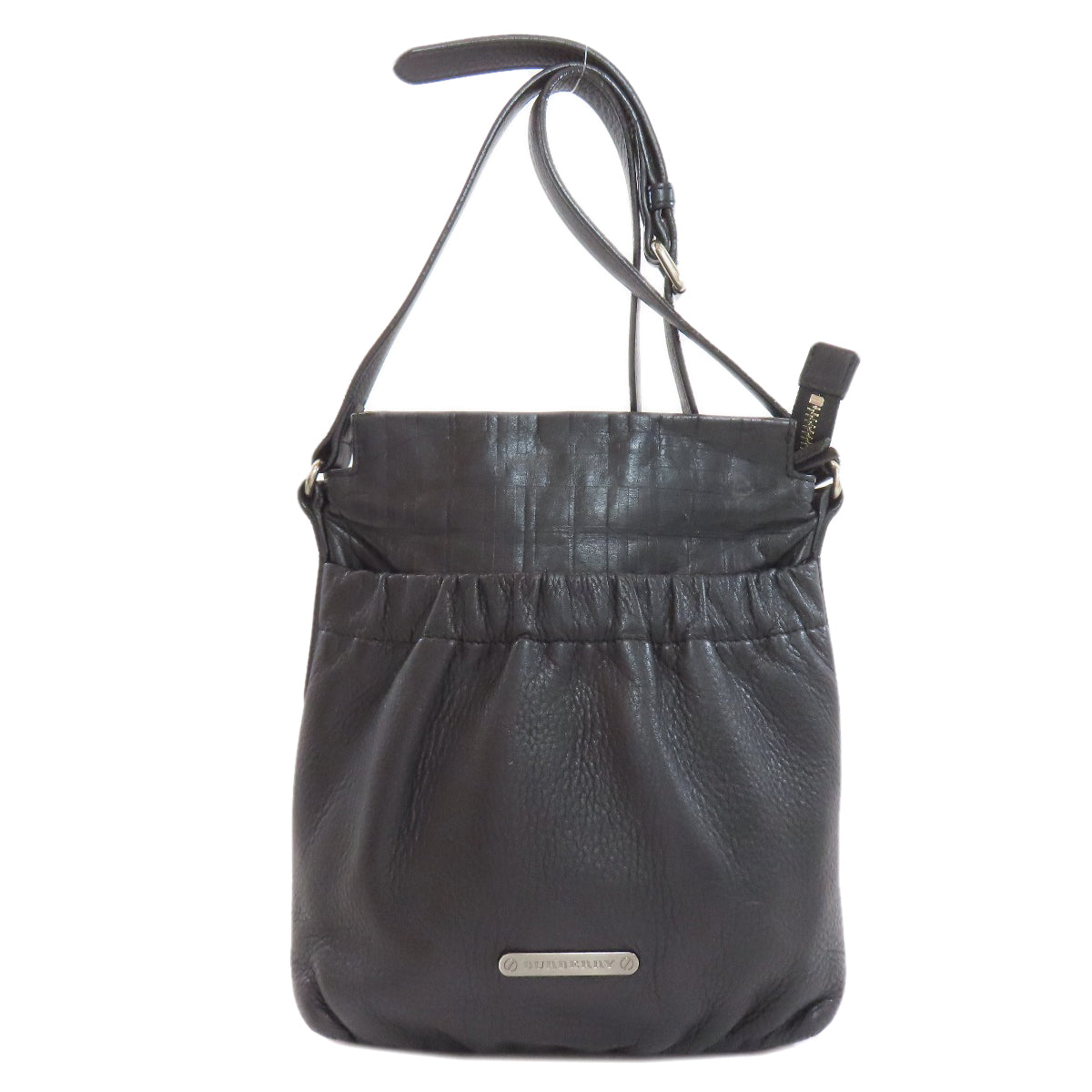 BURBERRY logo Shoulder Bag Calf Ladies [Used]