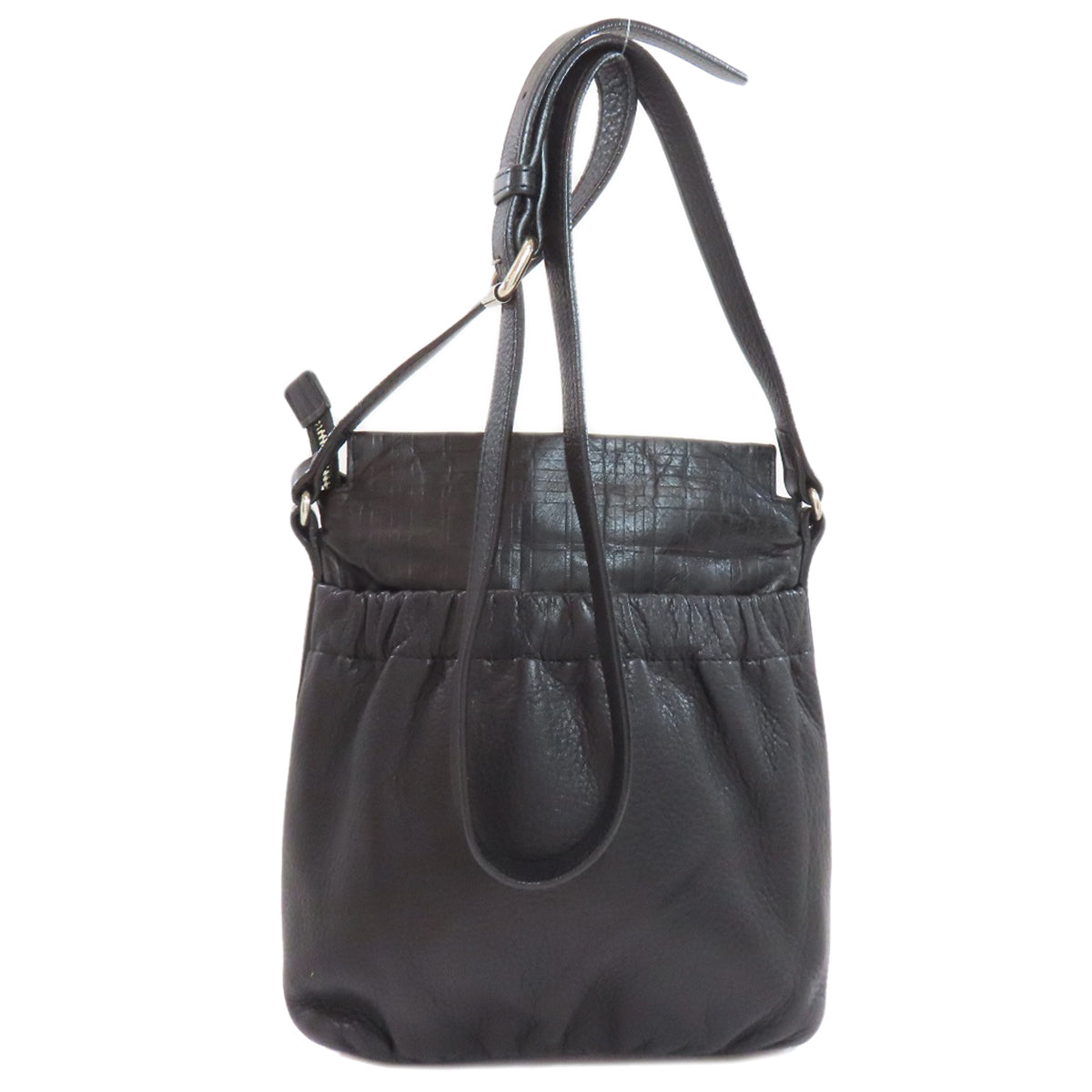 BURBERRY logo Shoulder Bag Calf Ladies [Used]