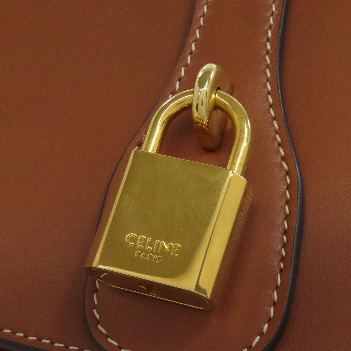 CELINE Cadena motif Shoulder Bag Calf Ladies [Used]