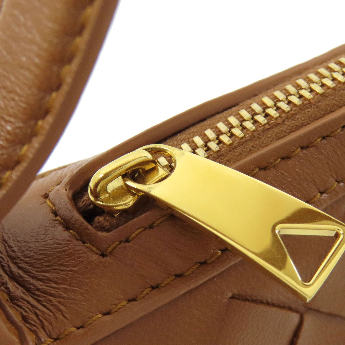 BOTTEGA VENETA Mini Sunrise Intrecciato Shoulder Bag Calf Ladies [Used]