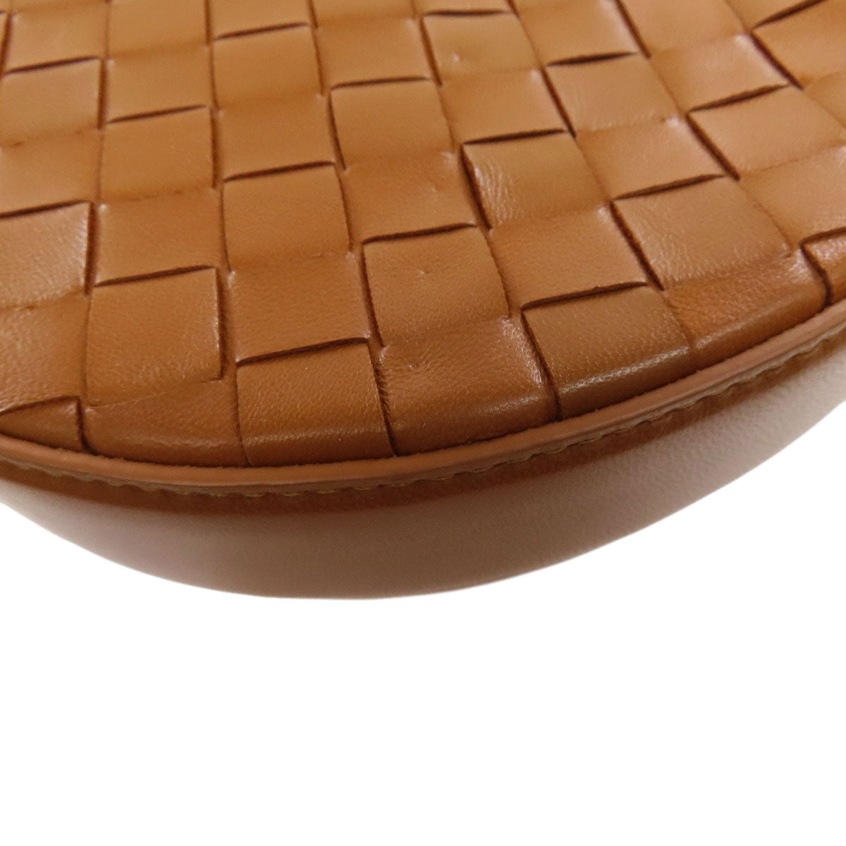 BOTTEGA VENETA Mini Sunrise Intrecciato Shoulder Bag Calf Ladies [Used]