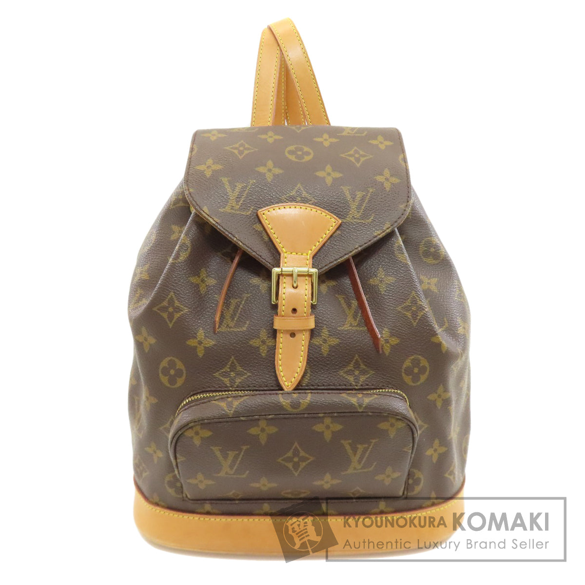LOUIS VUITTON M51136 Montsourismedium Backpack Â· Daypack Monogram canvas Ladies [Used]