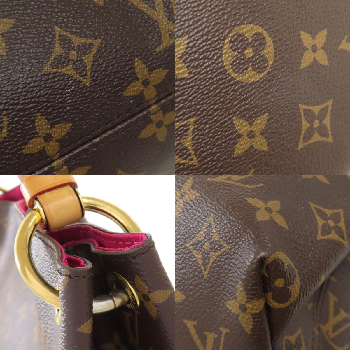 LOUIS VUITTON M43703 Graceful MM Tote Bag Monogram canvas Ladies [Used]