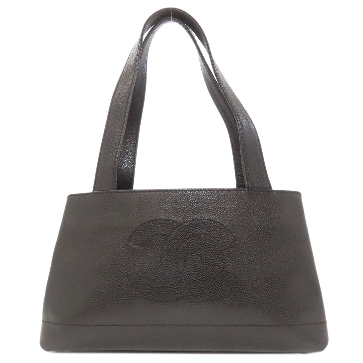 CHANEL COCO Mark GoldHardware Handbag Grained Calfskin Skin Ladies [Used]