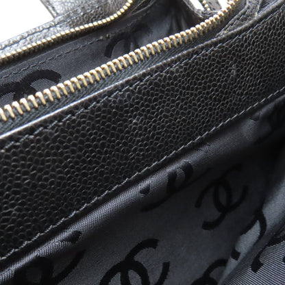 CHANEL COCO Mark GoldHardware Handbag Grained Calfskin Skin Ladies [Used]