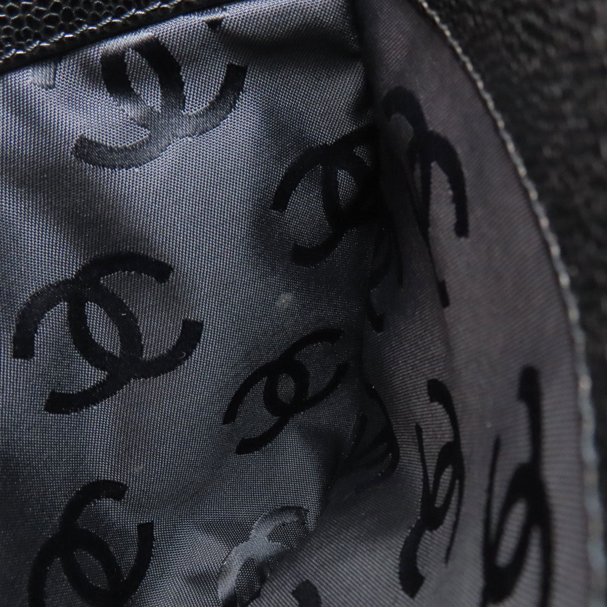 CHANEL COCO Mark GoldHardware Handbag Grained Calfskin Skin Ladies [Used]