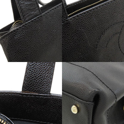 CHANEL COCO Mark GoldHardware Handbag Grained Calfskin Skin Ladies [Used]