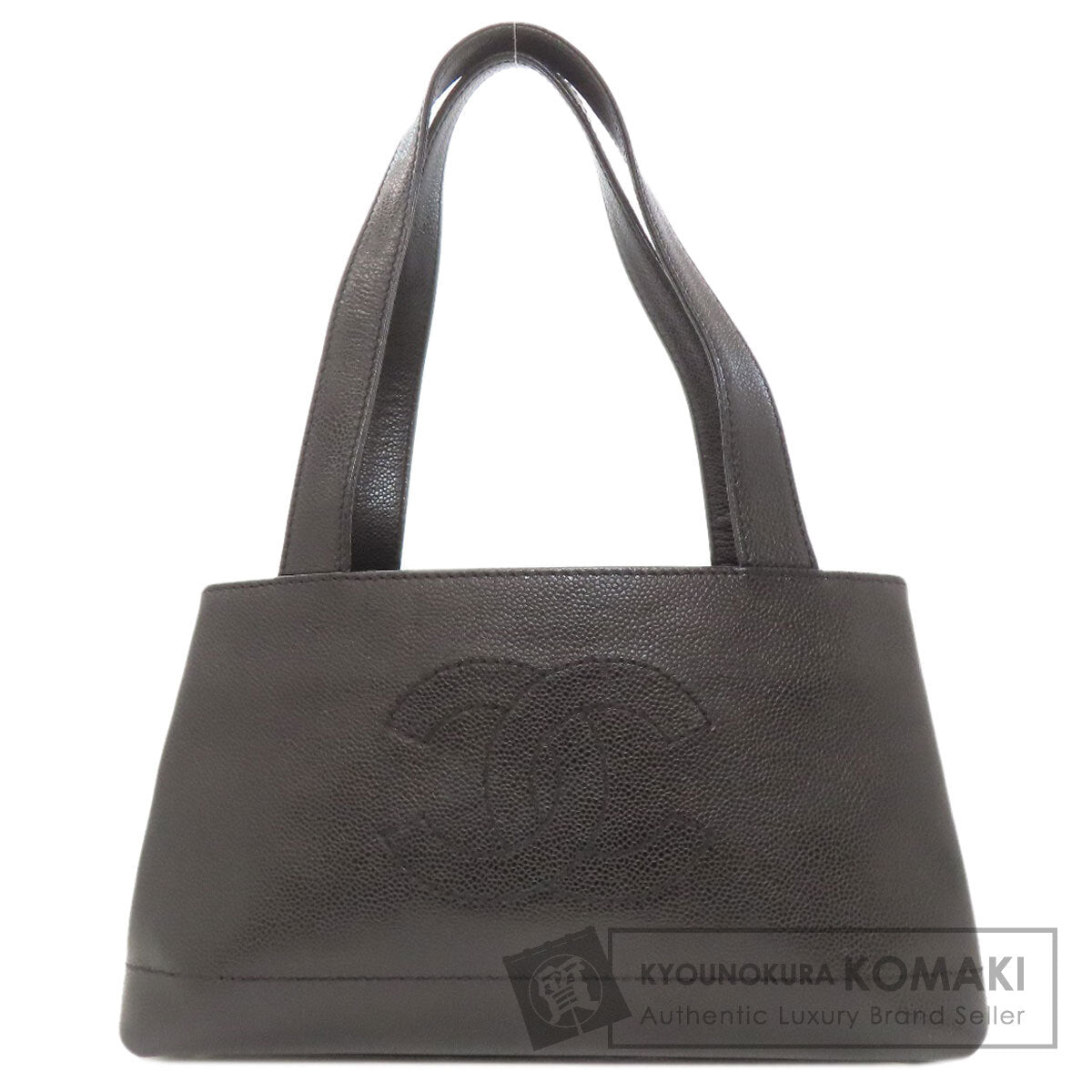 CHANEL COCO Mark GoldHardware Handbag Grained Calfskin Skin Ladies [Used]