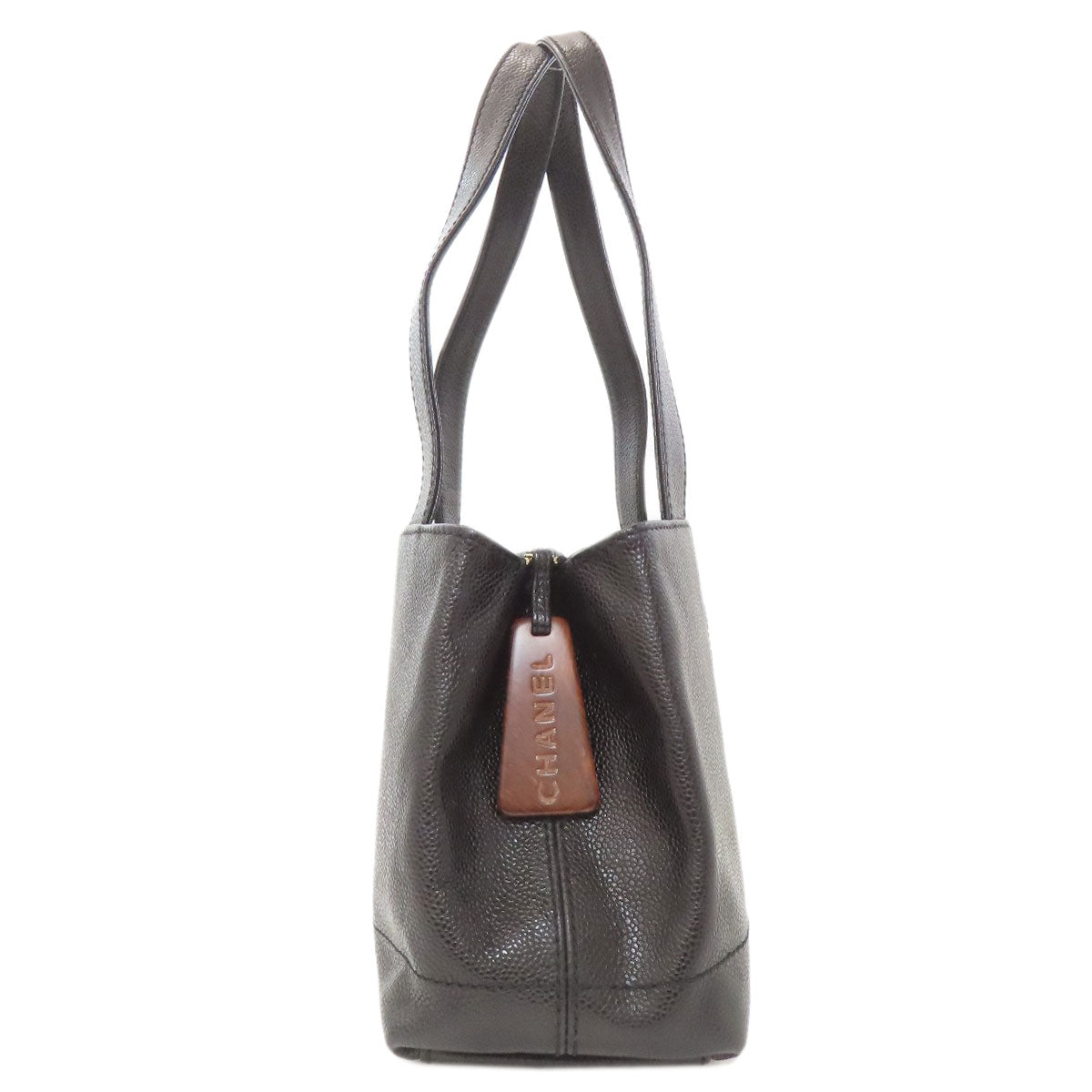 CHANEL COCO Mark GoldHardware Handbag Grained Calfskin Skin Ladies [Used]