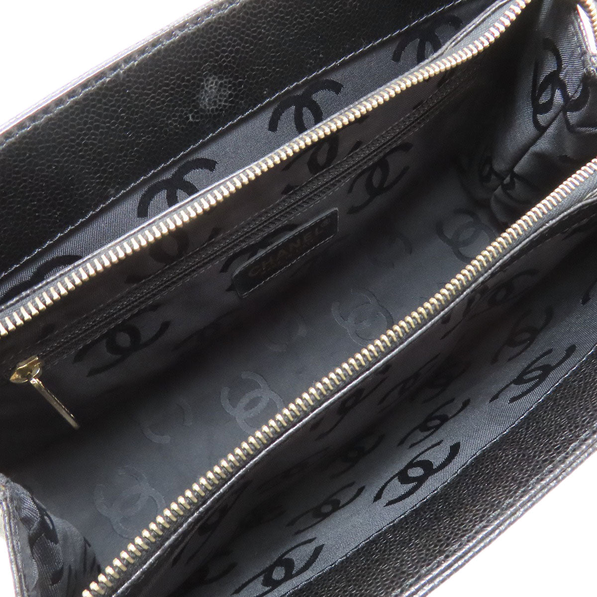 CHANEL COCO Mark GoldHardware Handbag Grained Calfskin Skin Ladies [Used]