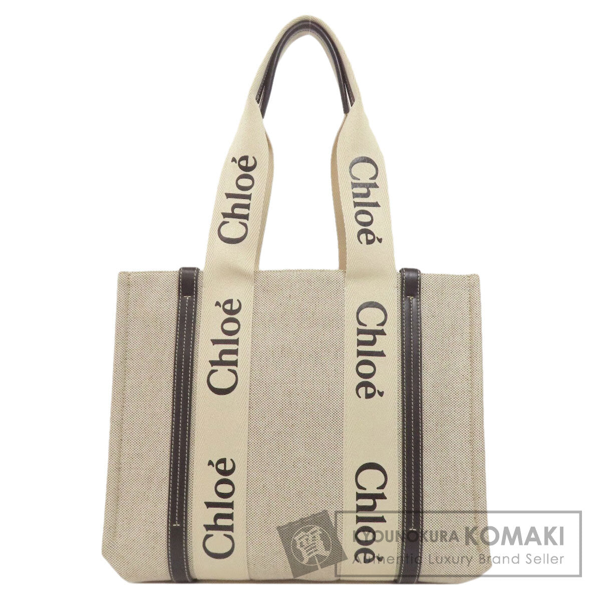 CHLOE Woody Tote Bag Canvas Ladies [Used]