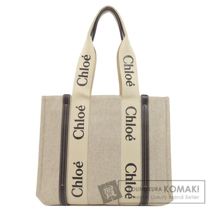 CHLOE Woody Tote Bag Canvas Ladies [Used]