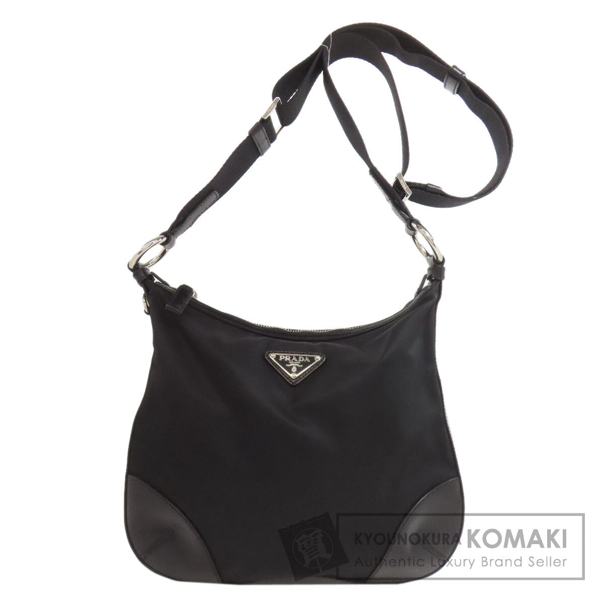 PRADA Logo Hardware Shoulder Bag Nylon Ladies [Used]