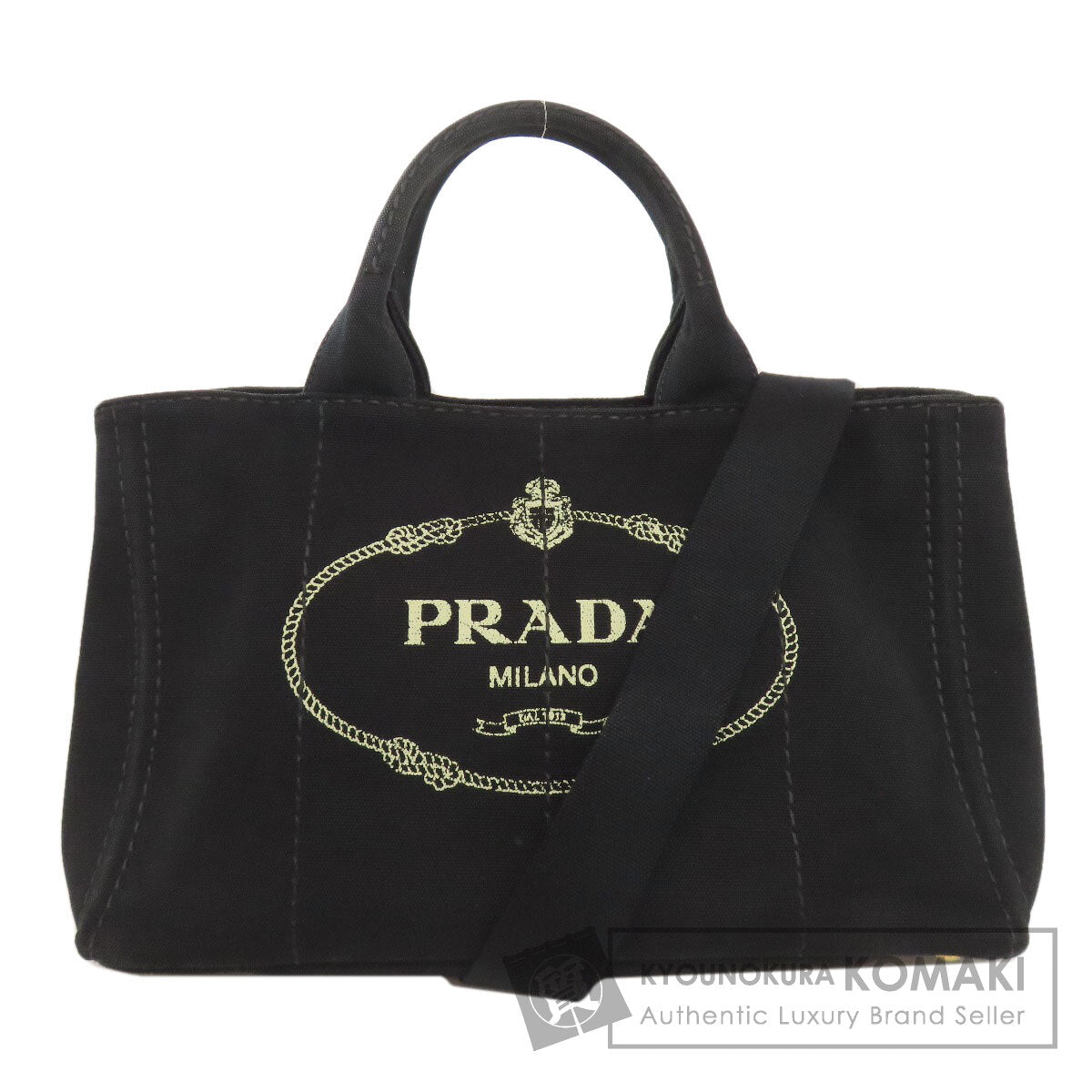 PRADA Canapa 2WAY Handbag Canvas Ladies [Used]