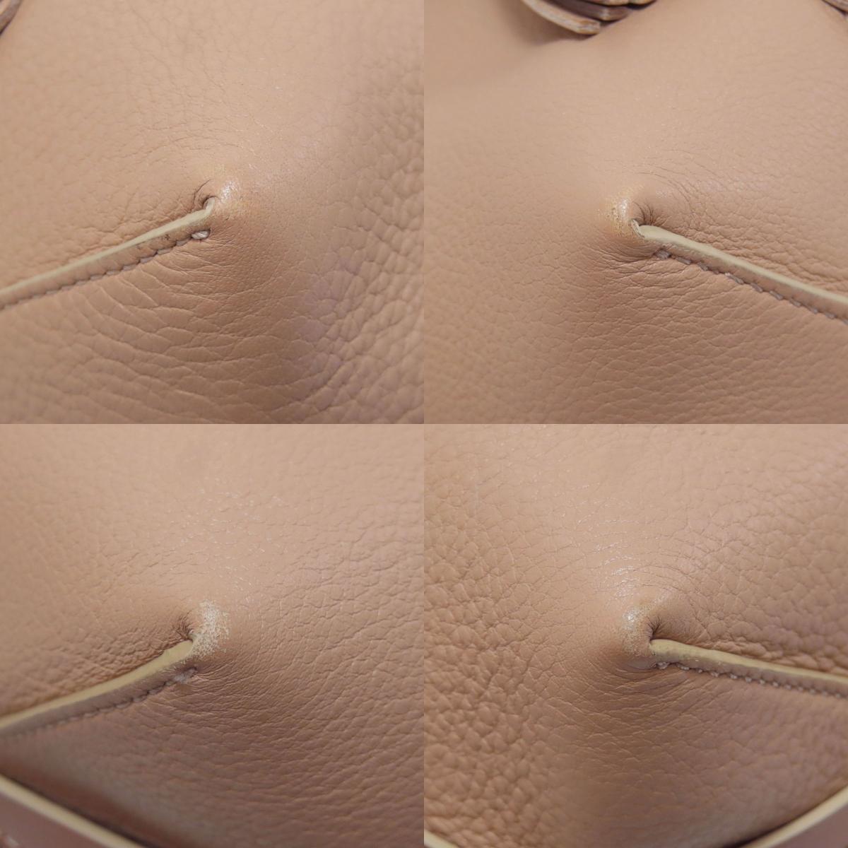 CHLOE one belt fringe Shoulder Bag Leather Ladies [Used]