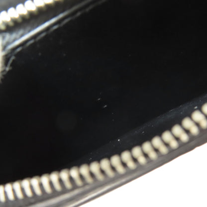 YVES SAINT LAURENT Chain Wallet Embossed Long wallet (with coin pocket) Calf Ladies [Used]