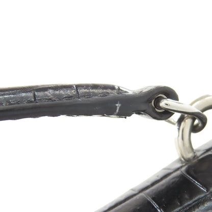 YVES SAINT LAURENT Chain Wallet Embossed Long wallet (with coin pocket) Calf Ladies [Used]