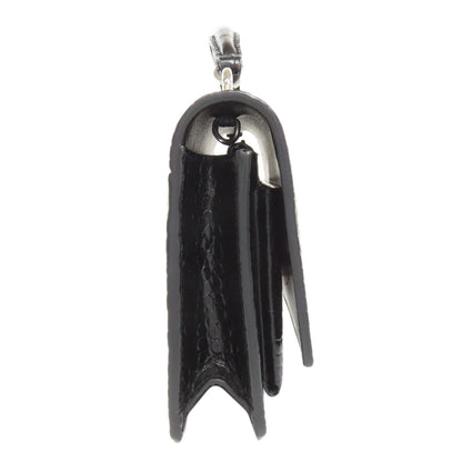 YVES SAINT LAURENT Chain Wallet Embossed Long wallet (with coin pocket) Calf Ladies [Used]