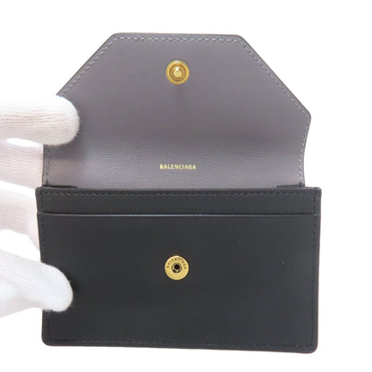 BALENCIAGA 750324 Envelope Business Card Holder Card Case Leather Ladies [Used]
