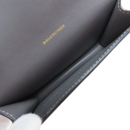 BALENCIAGA 750324 Envelope Business Card Holder Card Case Leather Ladies [Used]