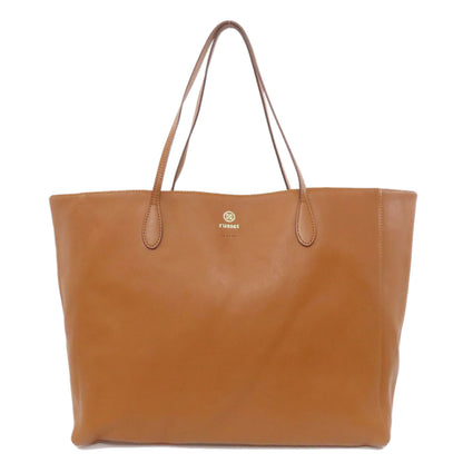 russet logo Tote Bag Leather Ladies [Used]