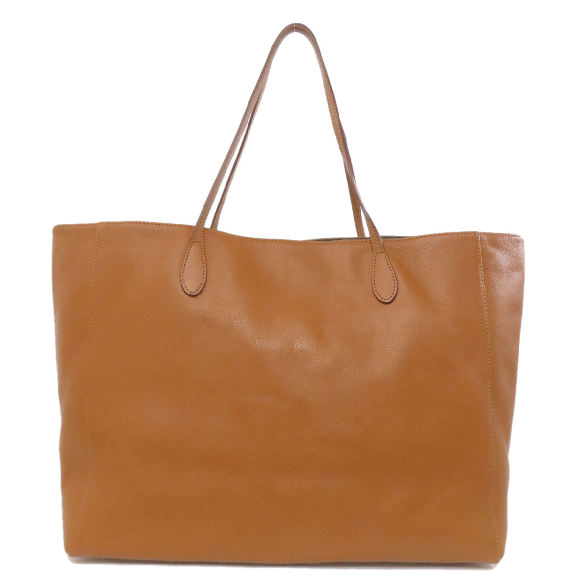 russet logo Tote Bag Leather Ladies [Used]