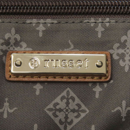 russet logo Tote Bag Leather Ladies [Used]