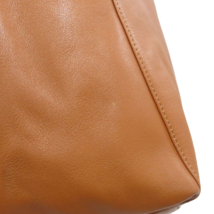 russet logo Tote Bag Leather Ladies [Used]